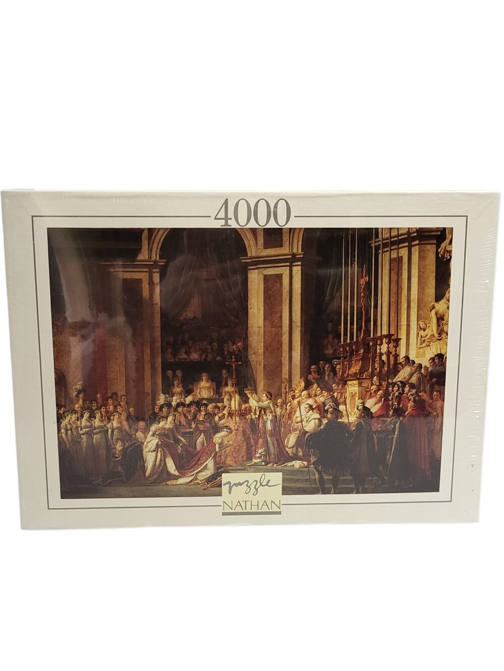 Vtg Nathan Puzzle The Coronation of Napoleon 4000-Pcs Jacques Louis David Sealed
